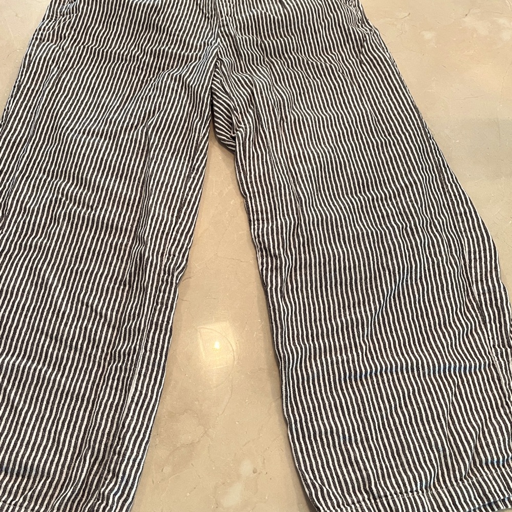 Old Navy linen wide leg pants